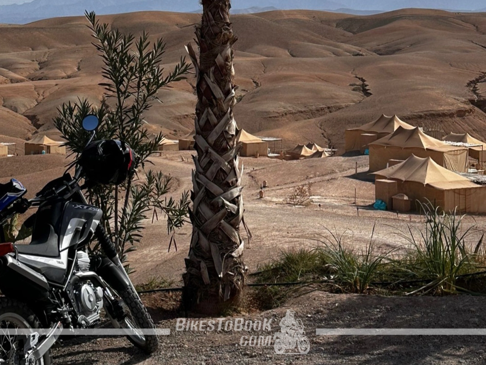 Discover the Agafay Desert by Motorcycle: The Ultimate Yamaha XT250 Adventure from Marrakech gallery 1