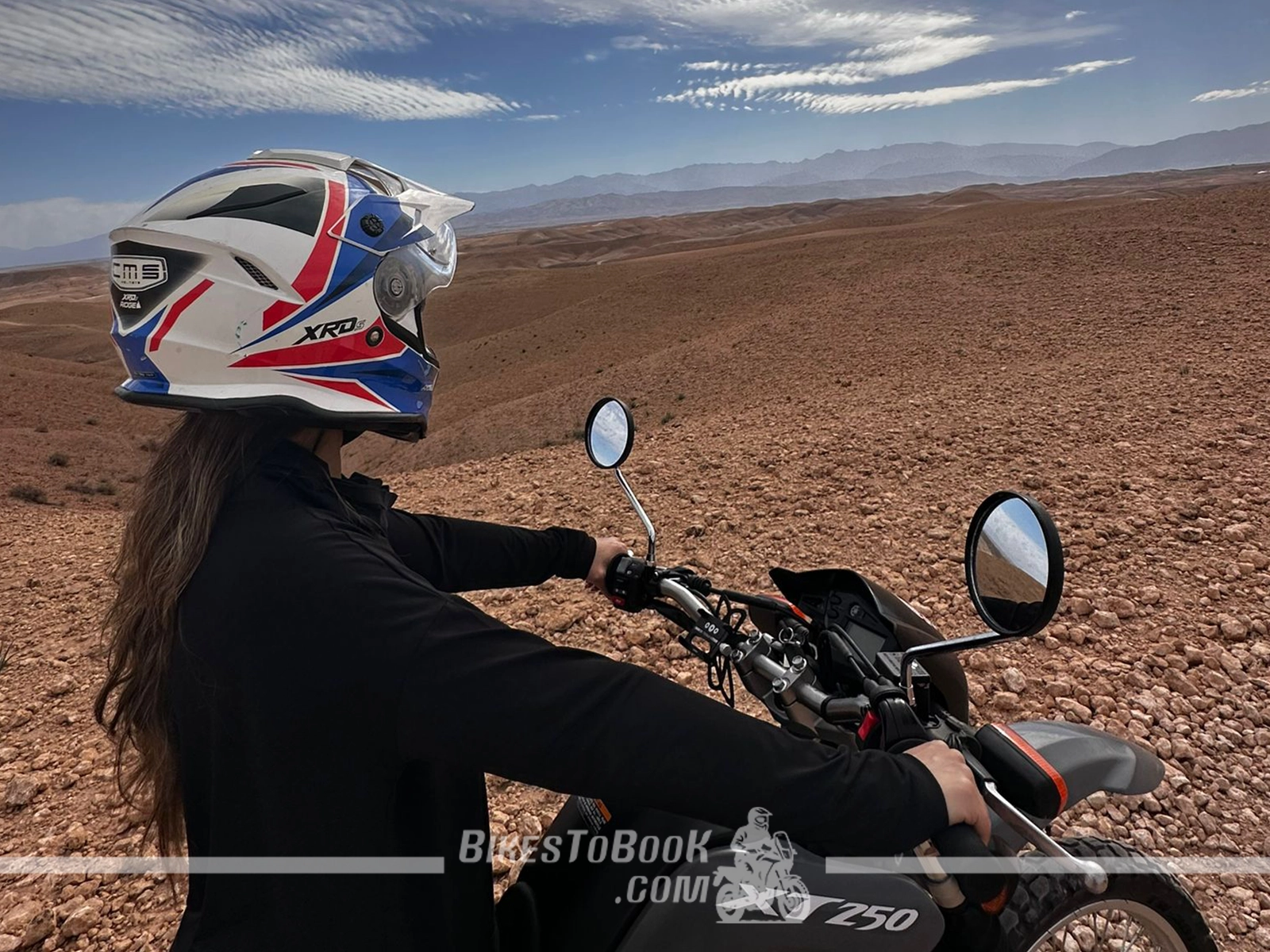 Discover the Agafay Desert by Motorcycle: The Ultimate Yamaha XT250 Adventure from Marrakech gallery 4