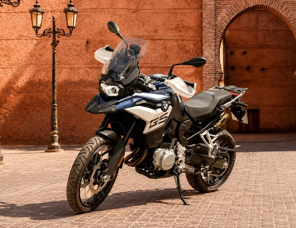 BMW F850 GS adventure bike rental Morocco