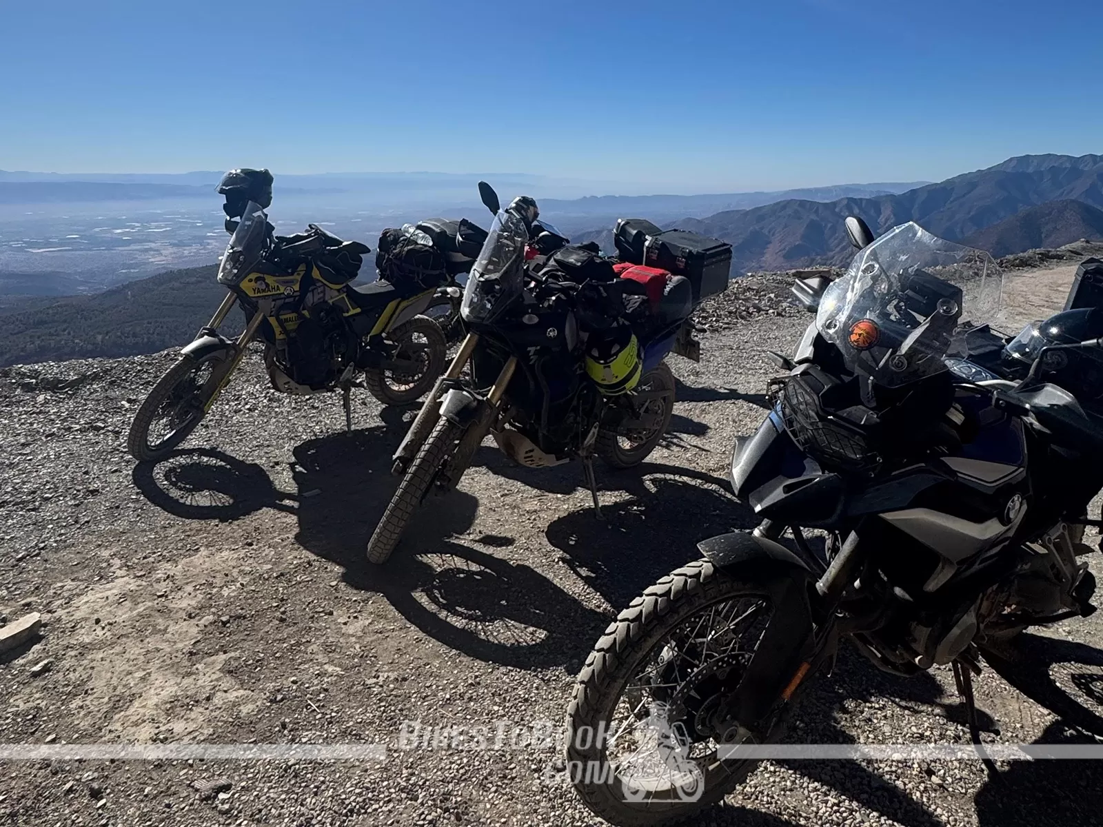 Motorcycle touring in the Atlas Mountains, Morocco