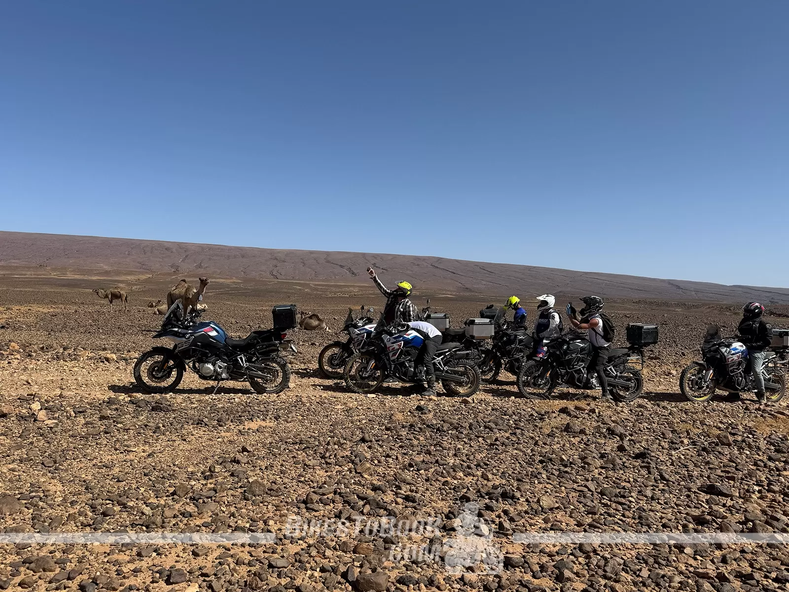 BMW GS adventure motorcycle rental in Marrakech, Morocco