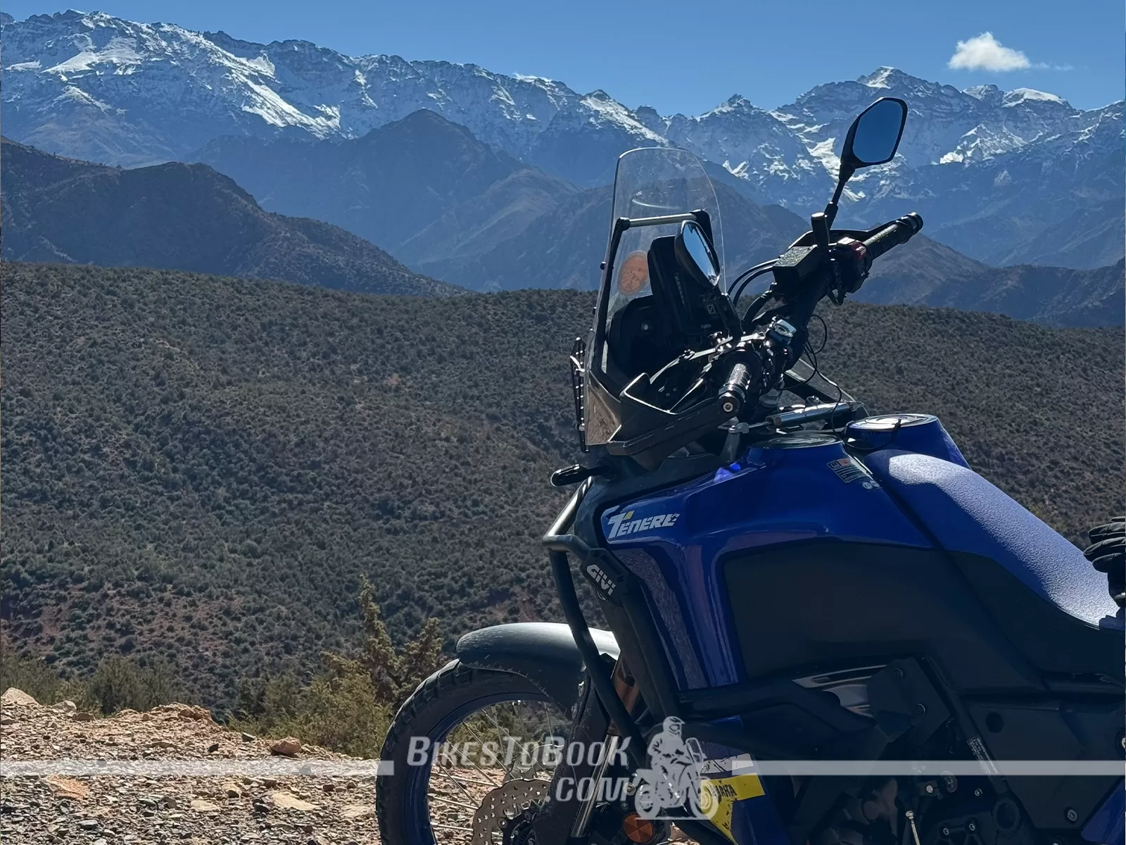 Yamaha Tenere adventure motorcycle rental in Marrakech