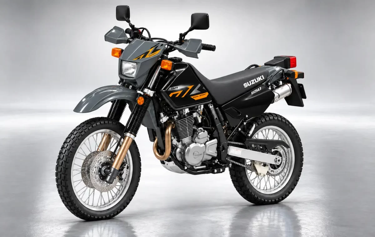 Suzuki DR650 off road motorcycle rental Morocco